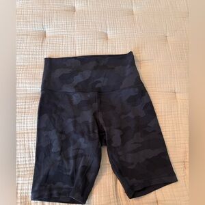 Lululemon Align Black Camo Shorts